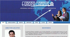 Desktop Screenshot of europacampus.com